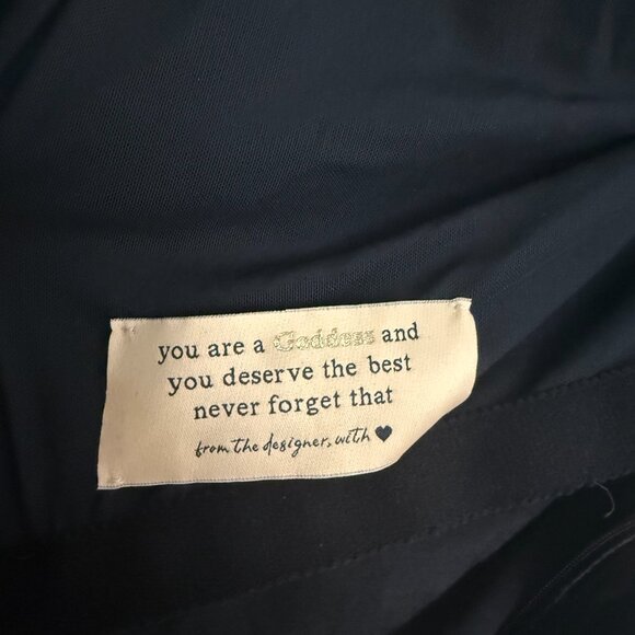 NWT Maria Lucia Hohan Black One Shoulder Velvet Dress (orig $1275) - Picture 8 of 8